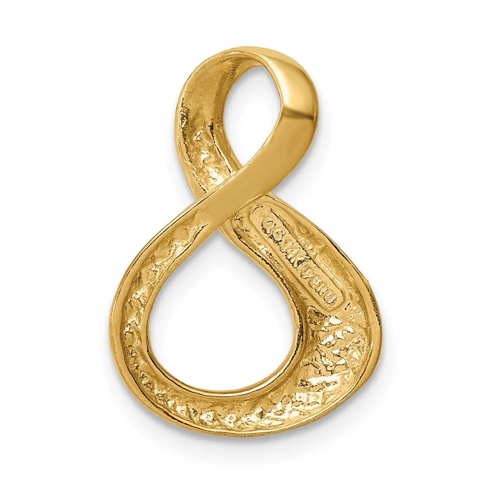 14k Fits up to 3mm Regular/6mm Fancy/Reversible Fancy Omega Slide