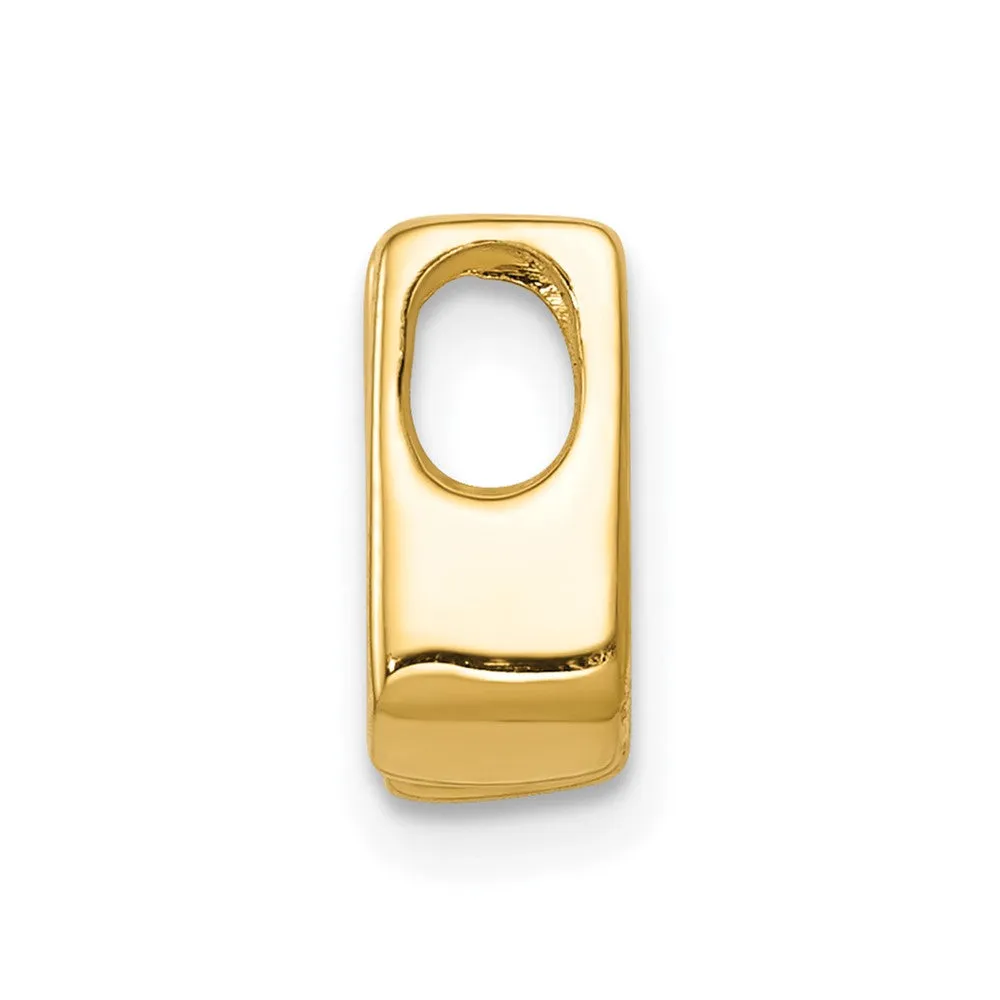 14k Yellow Gold AA 3.75mm Diamond Slide