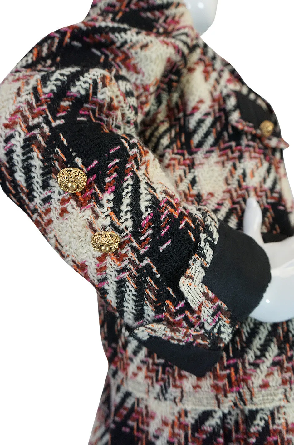 1960s Unlabelled Chanel Haute Couture Boucle Suit