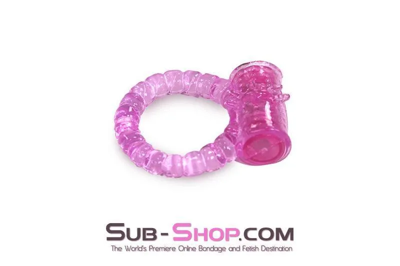 2326AC      Vibrating Pink Cock Ring