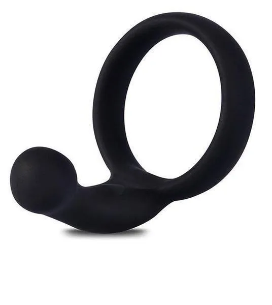4734M      Silicone Cock Ring with Clit Stimulator
