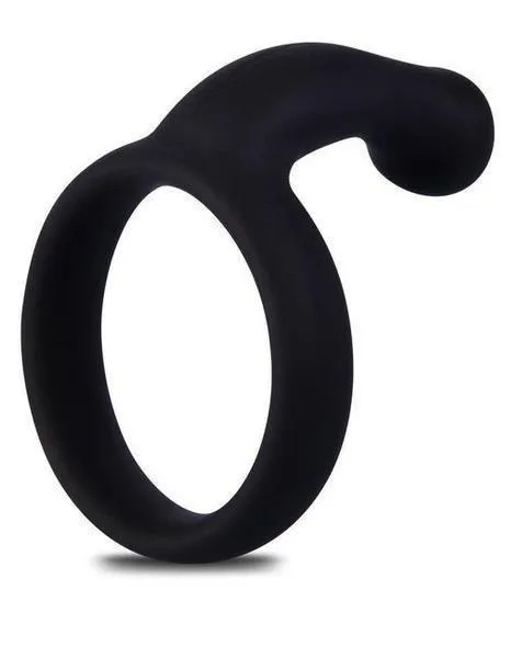 4734M      Silicone Cock Ring with Clit Stimulator