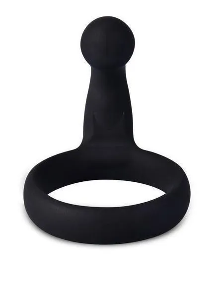 4734M      Silicone Cock Ring with Clit Stimulator