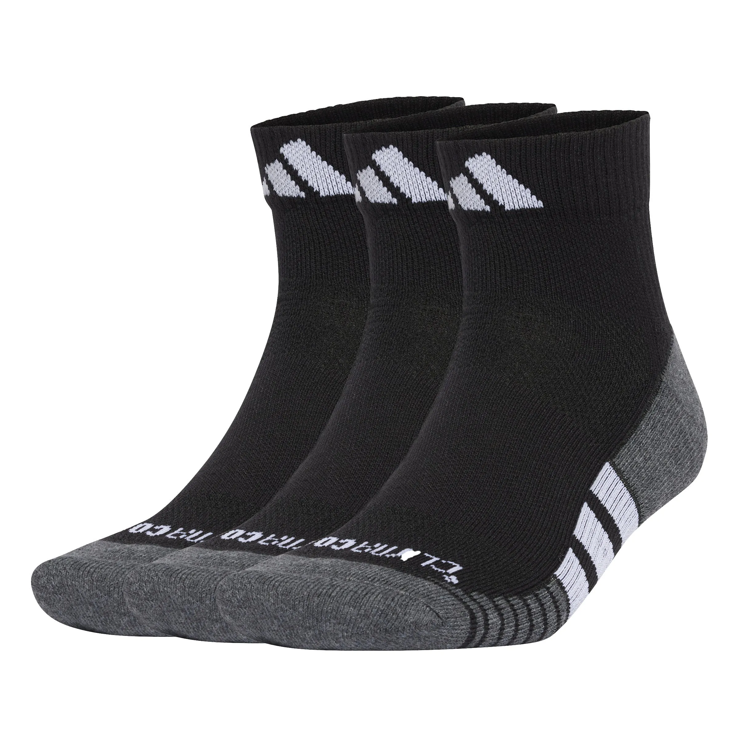 adidas Performance CLIMACOOL Cushioned Quarter Socks 3 Pack