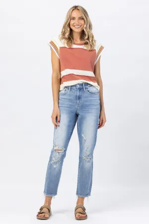 All About Me 90's Straight Leg Jeans