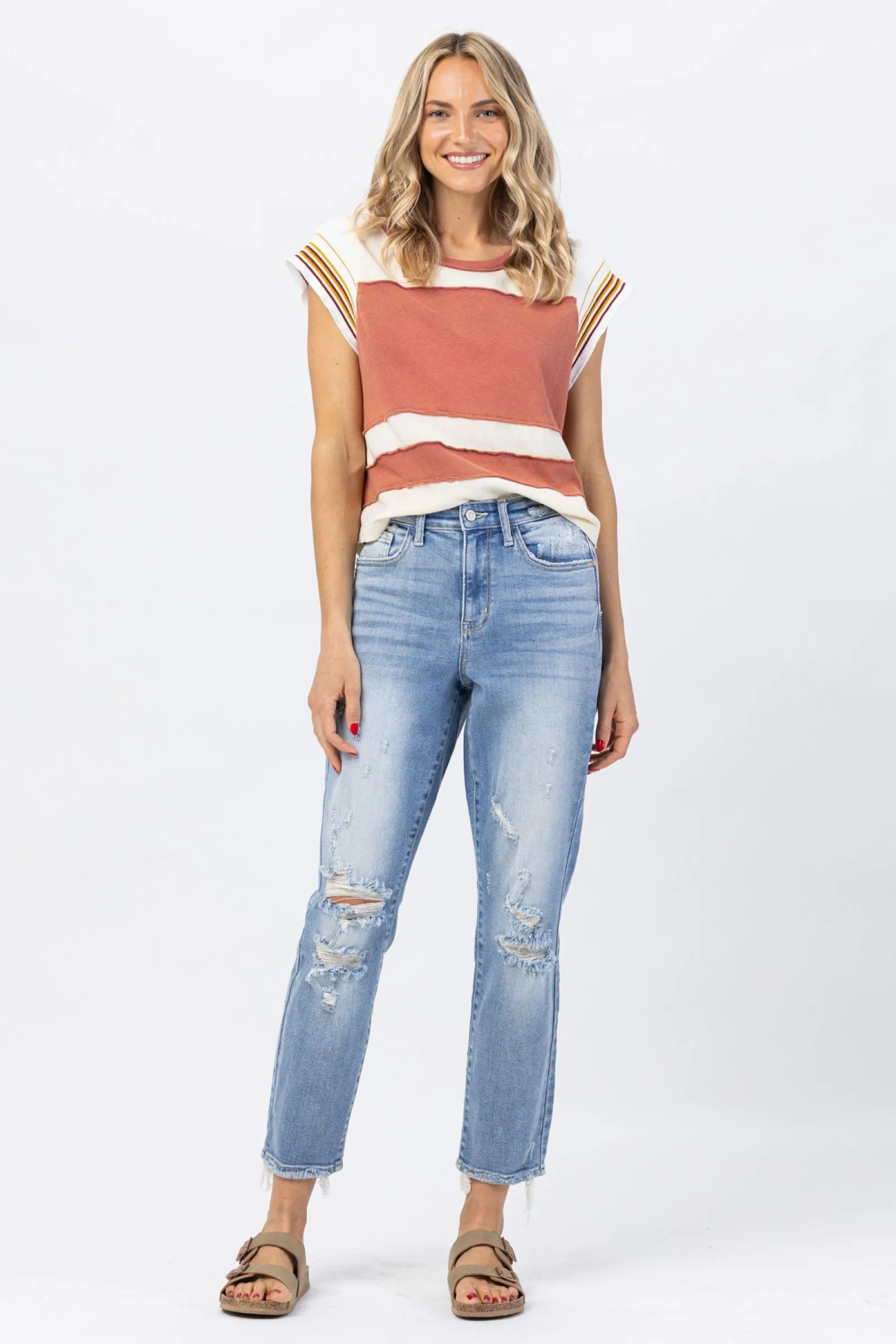 All About Me 90's Straight Leg Jeans