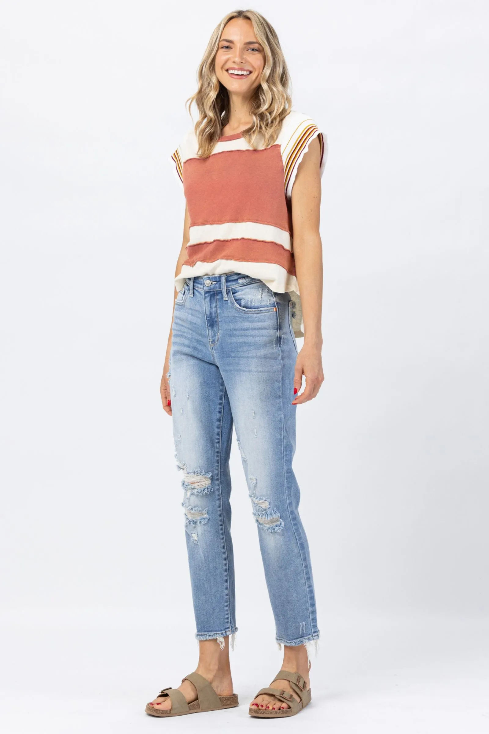 All About Me 90's Straight Leg Jeans