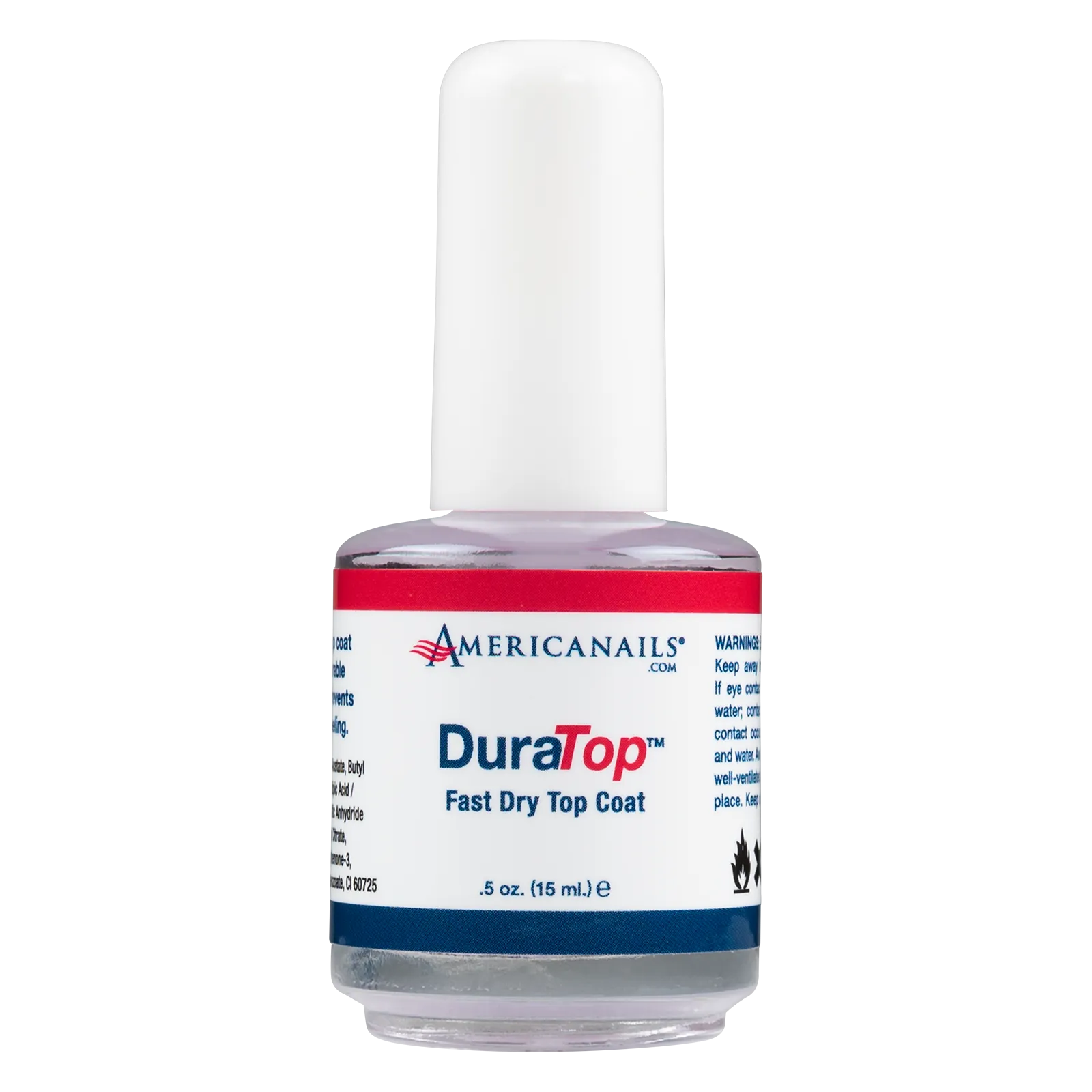 Americanails DuraTop Fast Dry Top Coat, .5oz