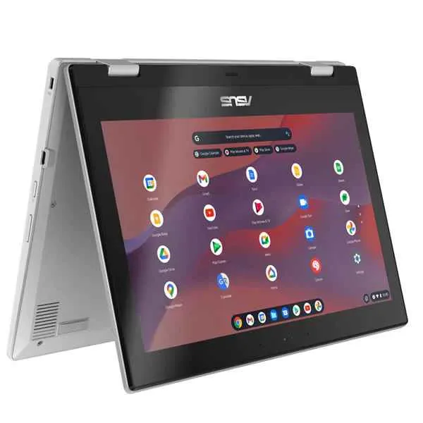ASUS Chromebook CX1 Flip CX1102FKA-C464S0C 11" HD Touch Intel Celeron 4GB RAM 64GB eMMC - Transparent Silver