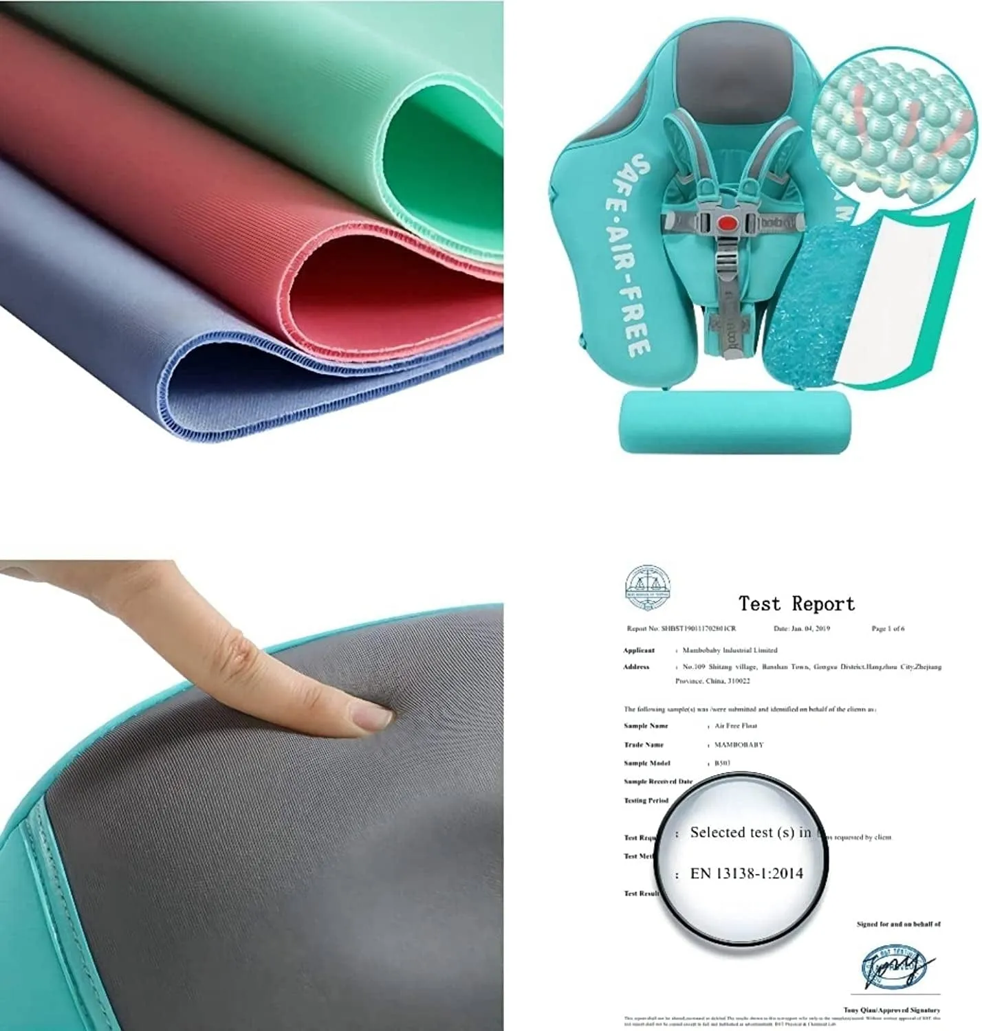 Baby Float with Canopy - 3 Months -3 Years
