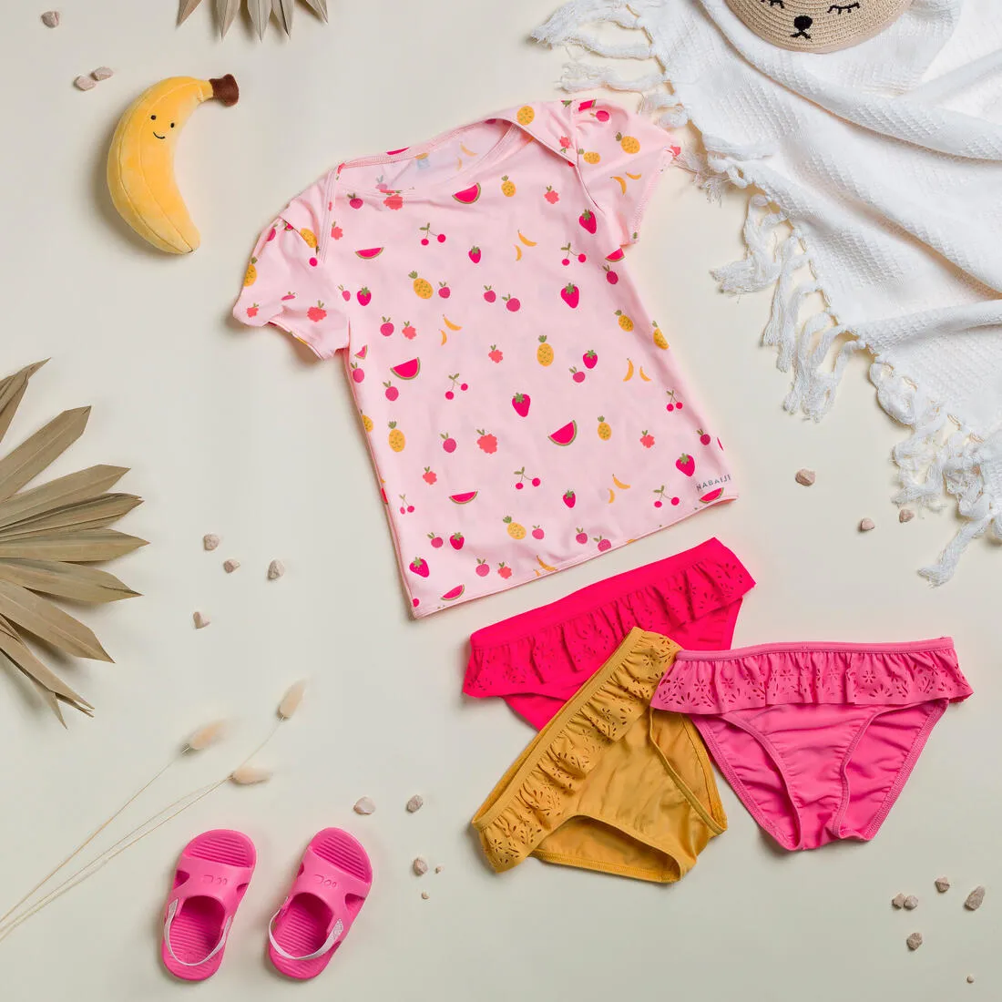 Baby Swimsuit Bottoms Coral