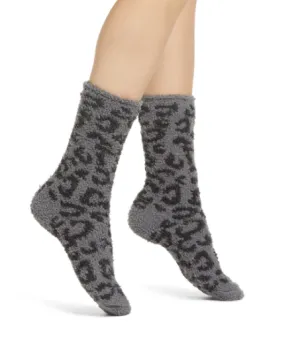 Barefoot Dreams | CozyChic Barefoot in the Wild Socks {Graphite Carbon}