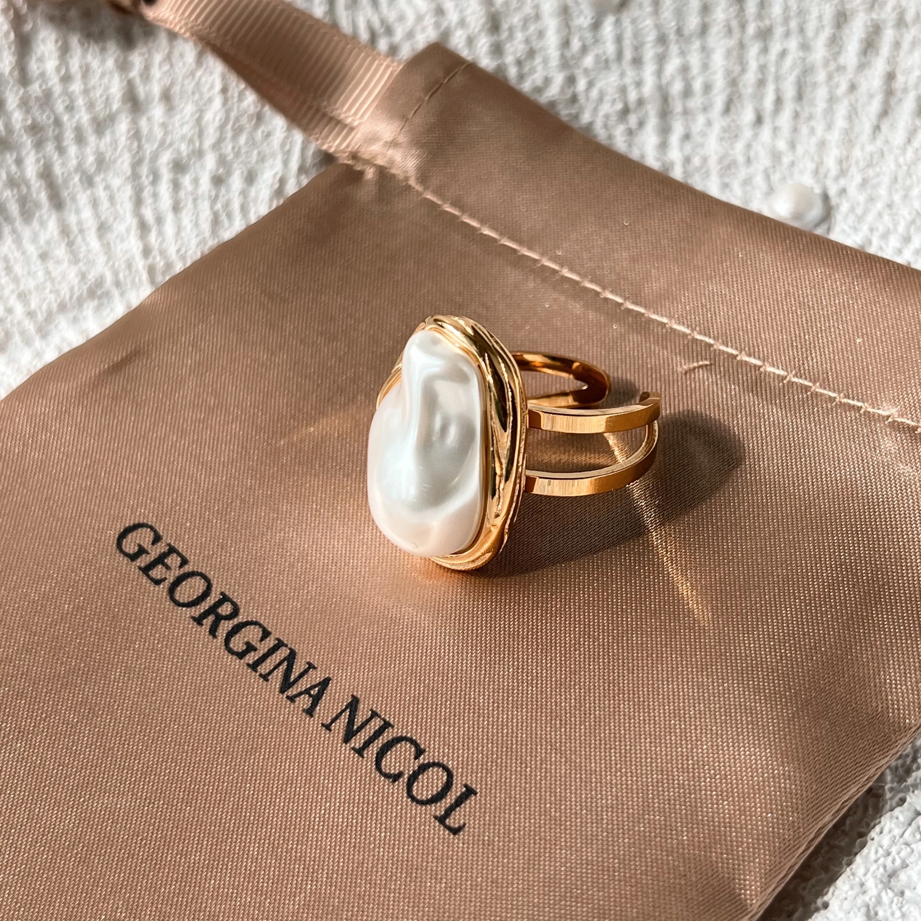 Baroque Pearl Ring