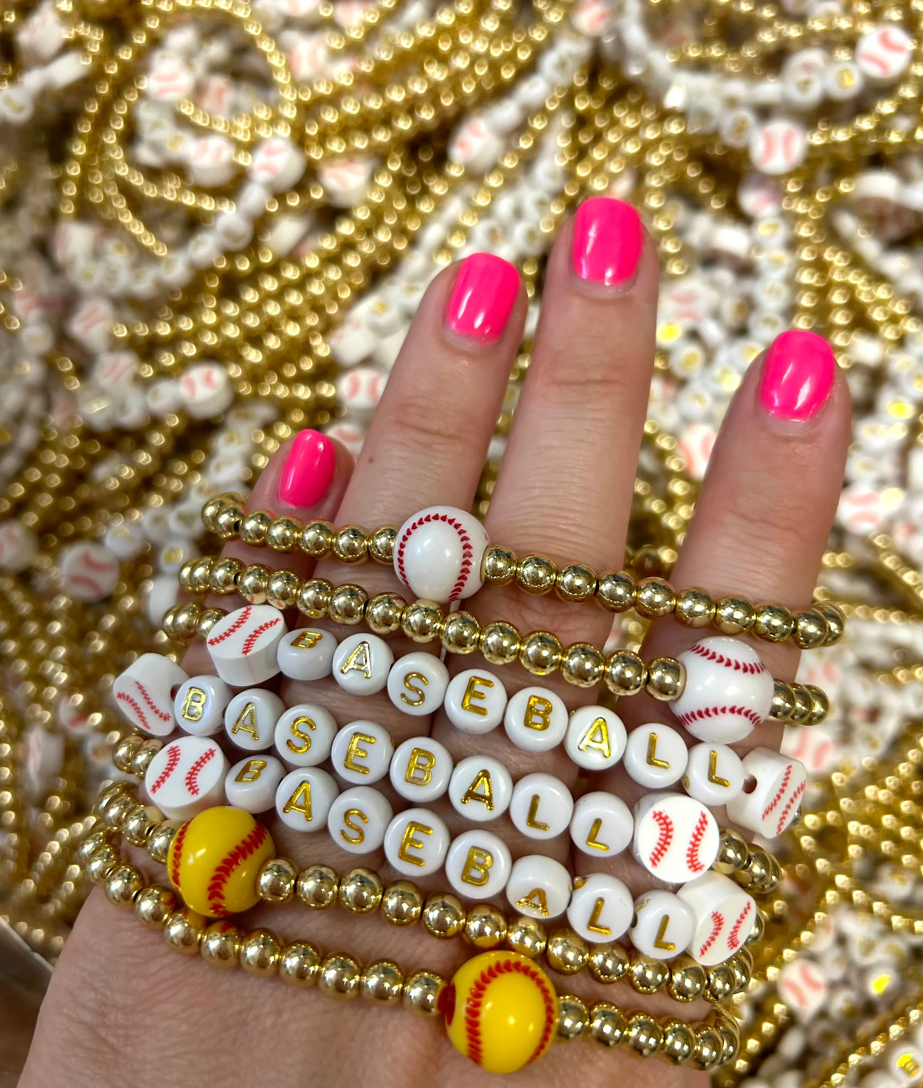 ⚾Baseball   Softball Stretchy Bracelets