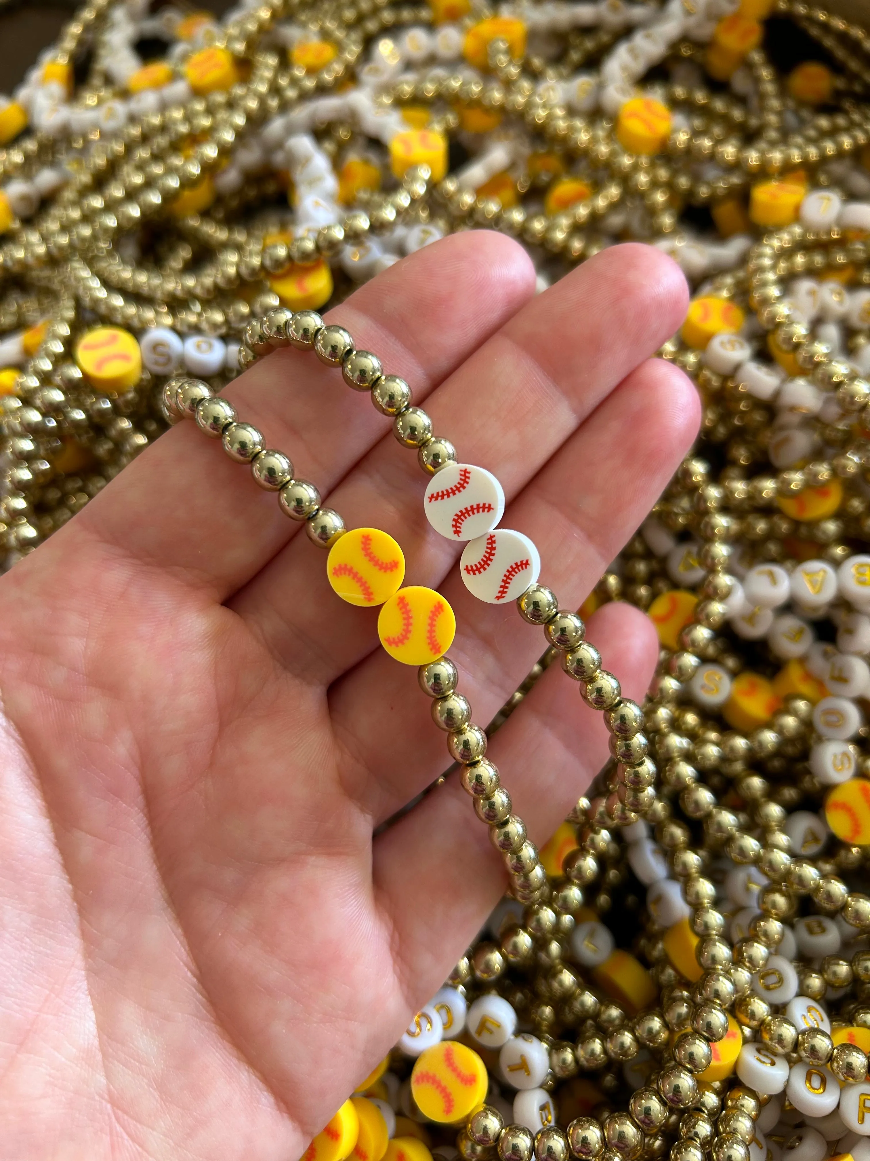 ⚾Baseball   Softball Stretchy Bracelets