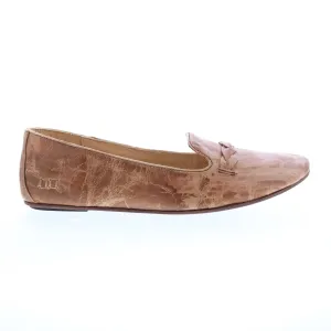 Bed Stu Leighton F301611 Womens Brown Leather Slip On Ballet Flats Shoes