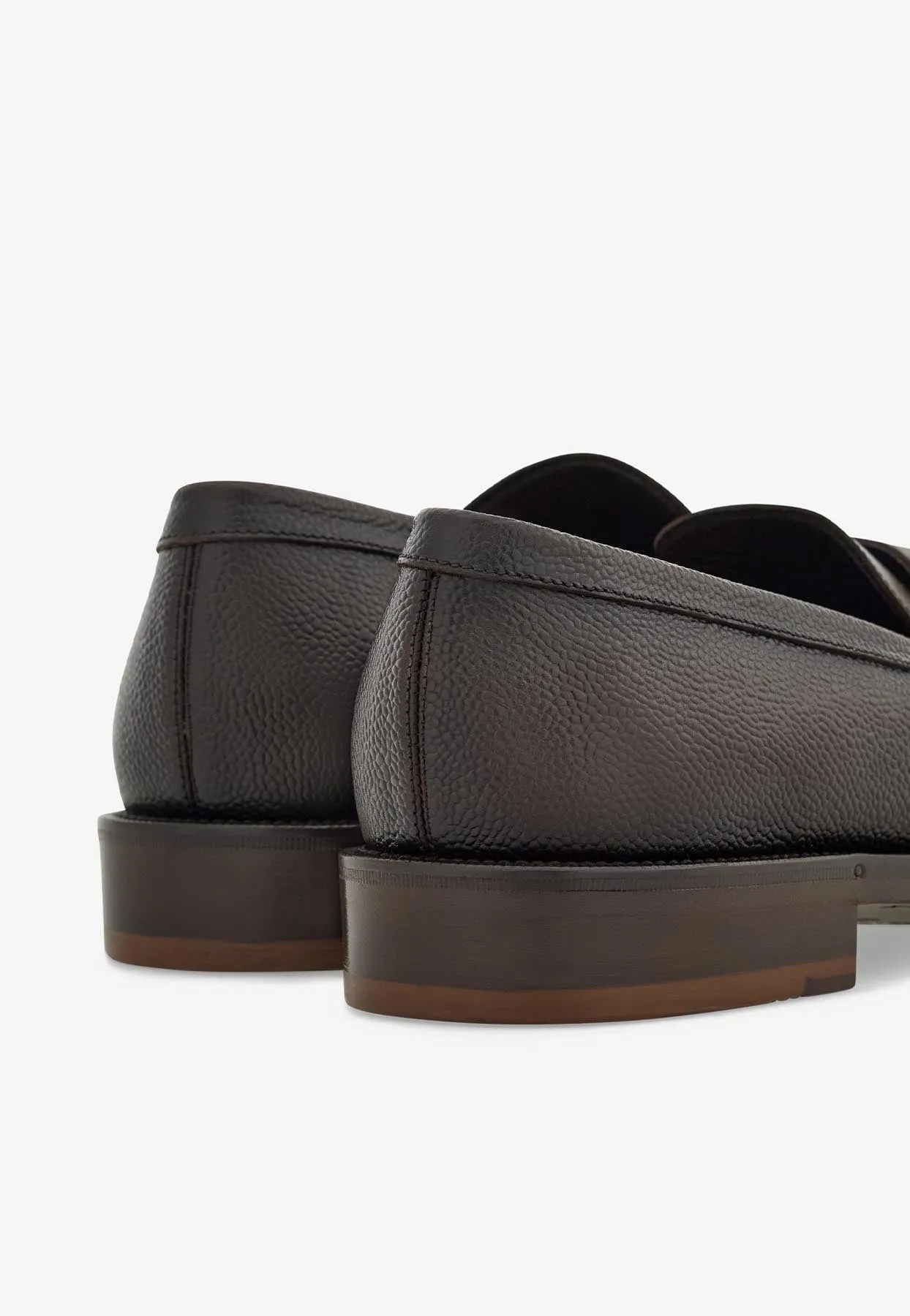 Benedict Gancini Leather Loafers