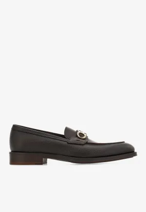 Benedict Gancini Leather Loafers