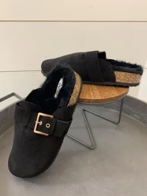 Birk Designer Dupe Fur Slides
