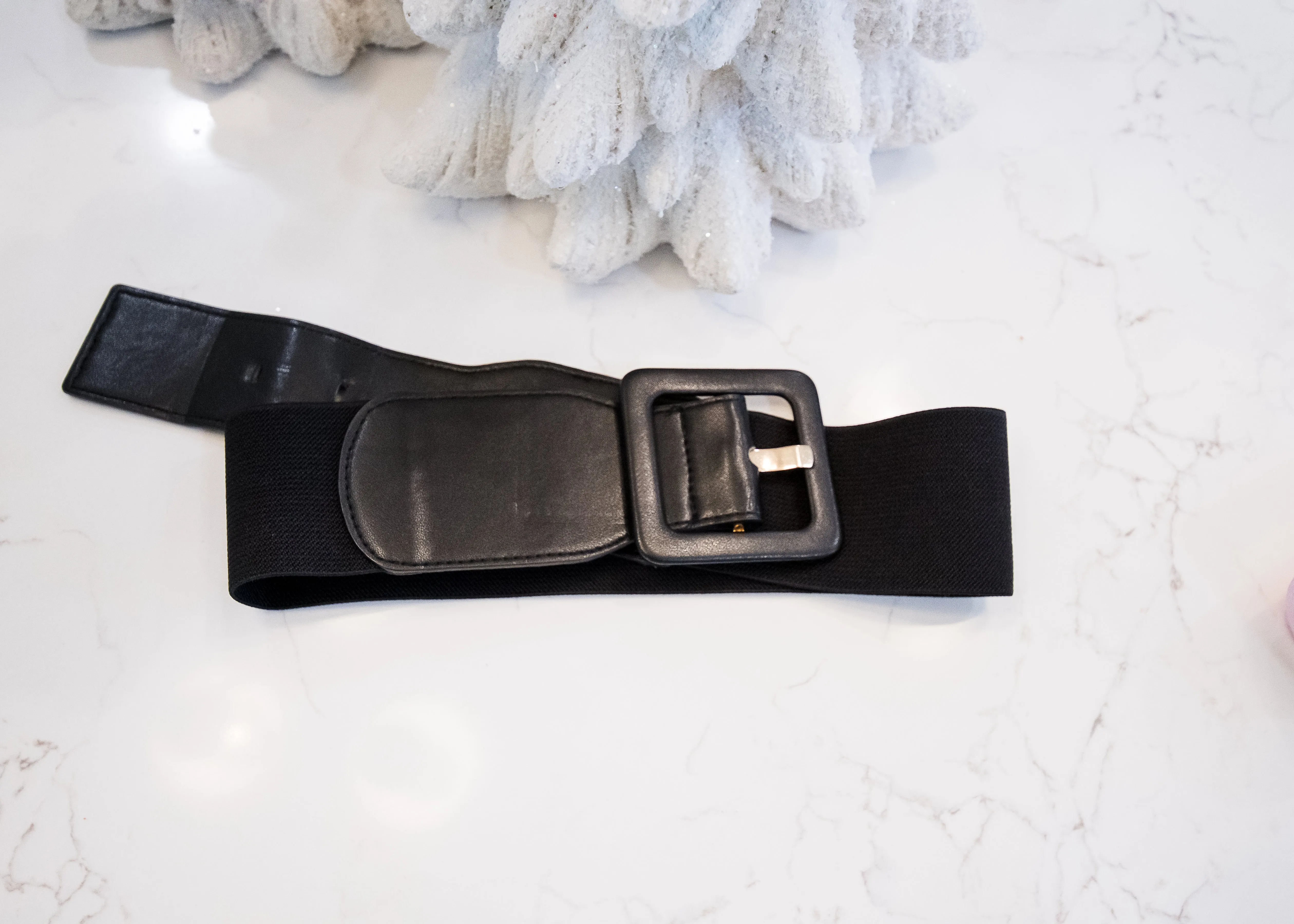 Black Wide Belt