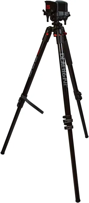 BOGgear Deathgrip Aluminum Tripod with Durable, Lightweight, Stable Design, Bubble Level and Hands-Free Operation for Hunting, Shooting and Outdoors! Retails $252 W/Tax!
