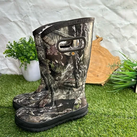 Bogs ChildrensRainboot Plush MossyOakSize 13 unisex