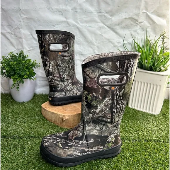 Bogs ChildrensRainboot Plush MossyOakSize 13 unisex