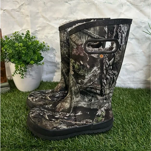 Bogs ChildrensRainboot Plush MossyOakSize 13 unisex