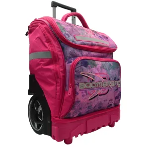 Boomerang Hardbody Big Wheel Trolley Bag Pink