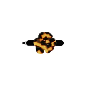 Camellia Small Dark Tortoiseshell Side Hair Clip