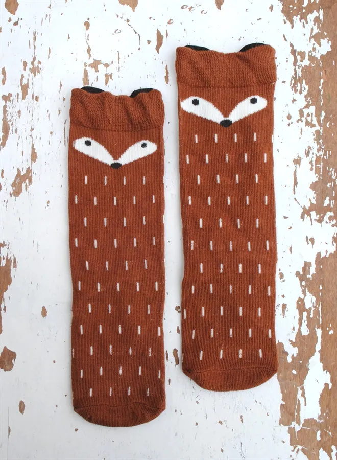Children's Fox Socks 0-6 Years