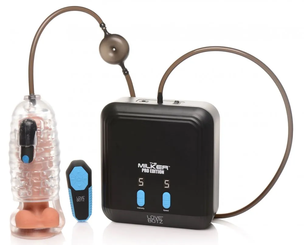 Cock Milker Pro Edition with Automatic Stroking, Suction and Vibration