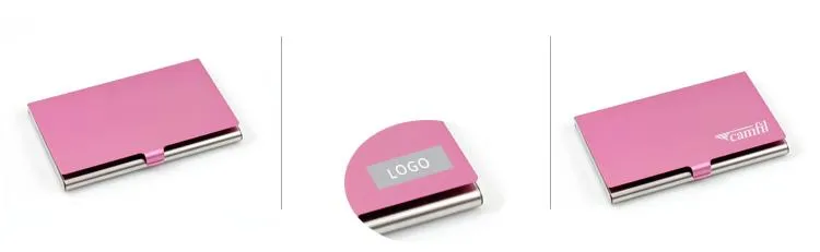 Coloured Metal Name Card Holder