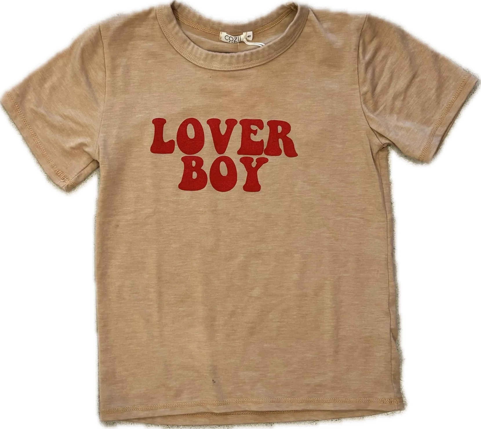 Cozii- Lover Boy Tee (Beige)