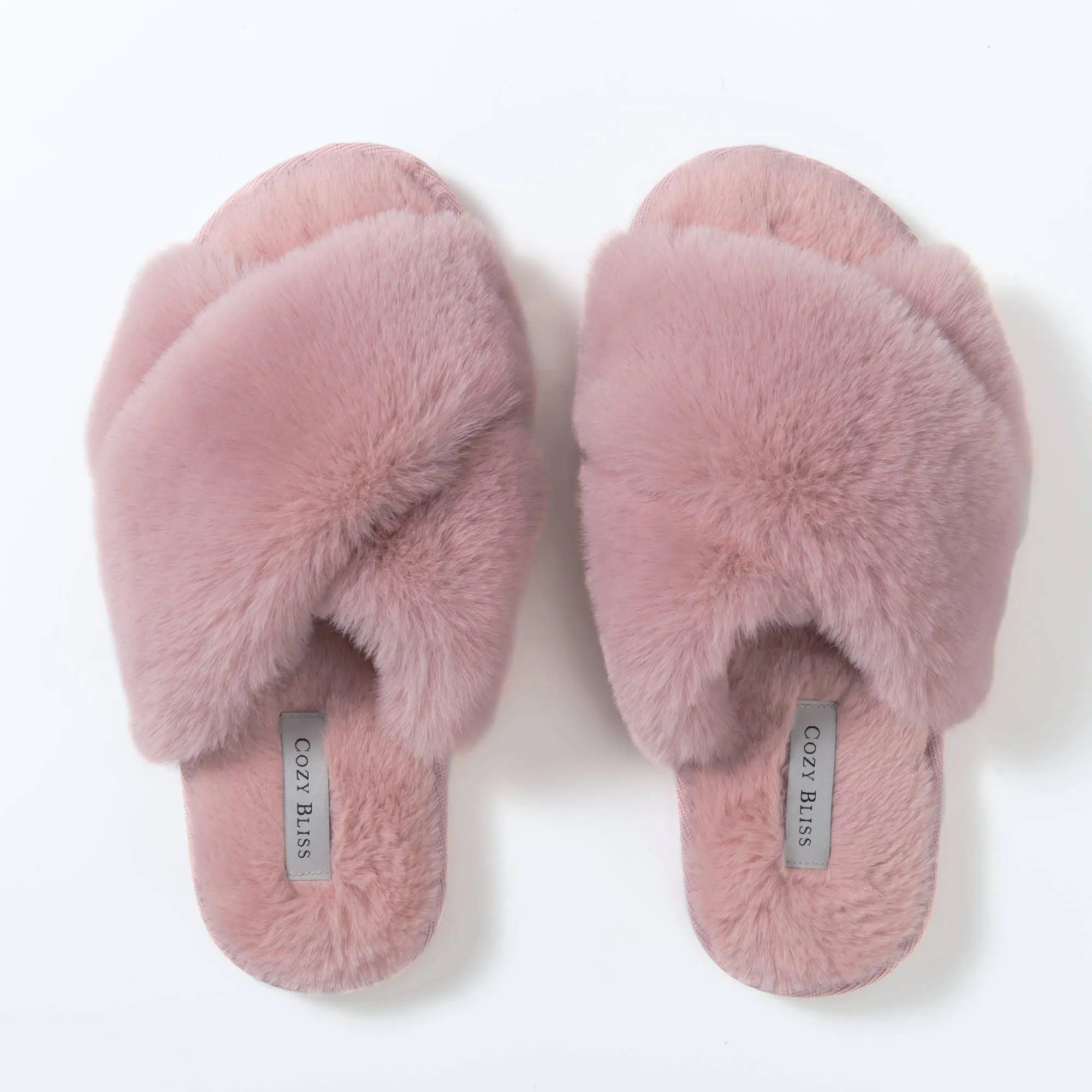Cozy Bliss Women's Faux Fur Slippers