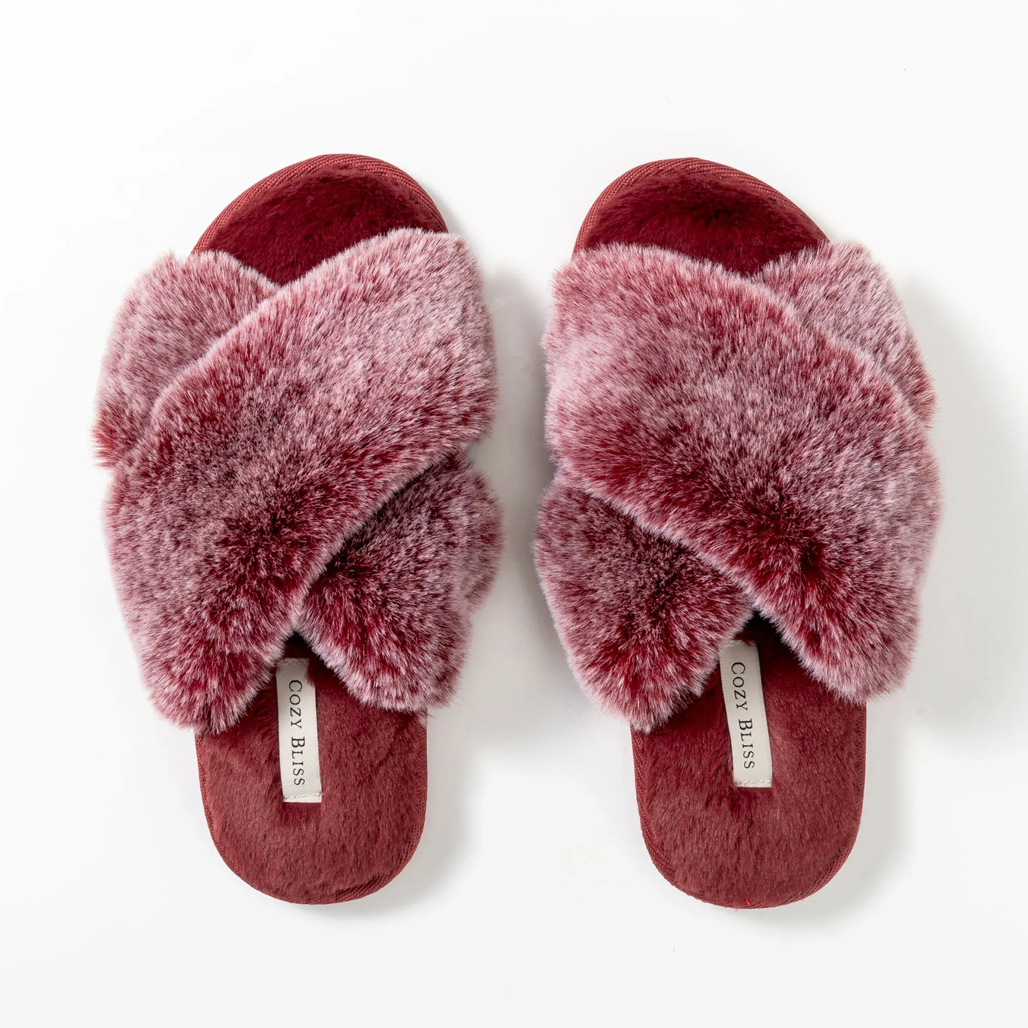 Cozy Bliss Women's Faux Fur Slippers