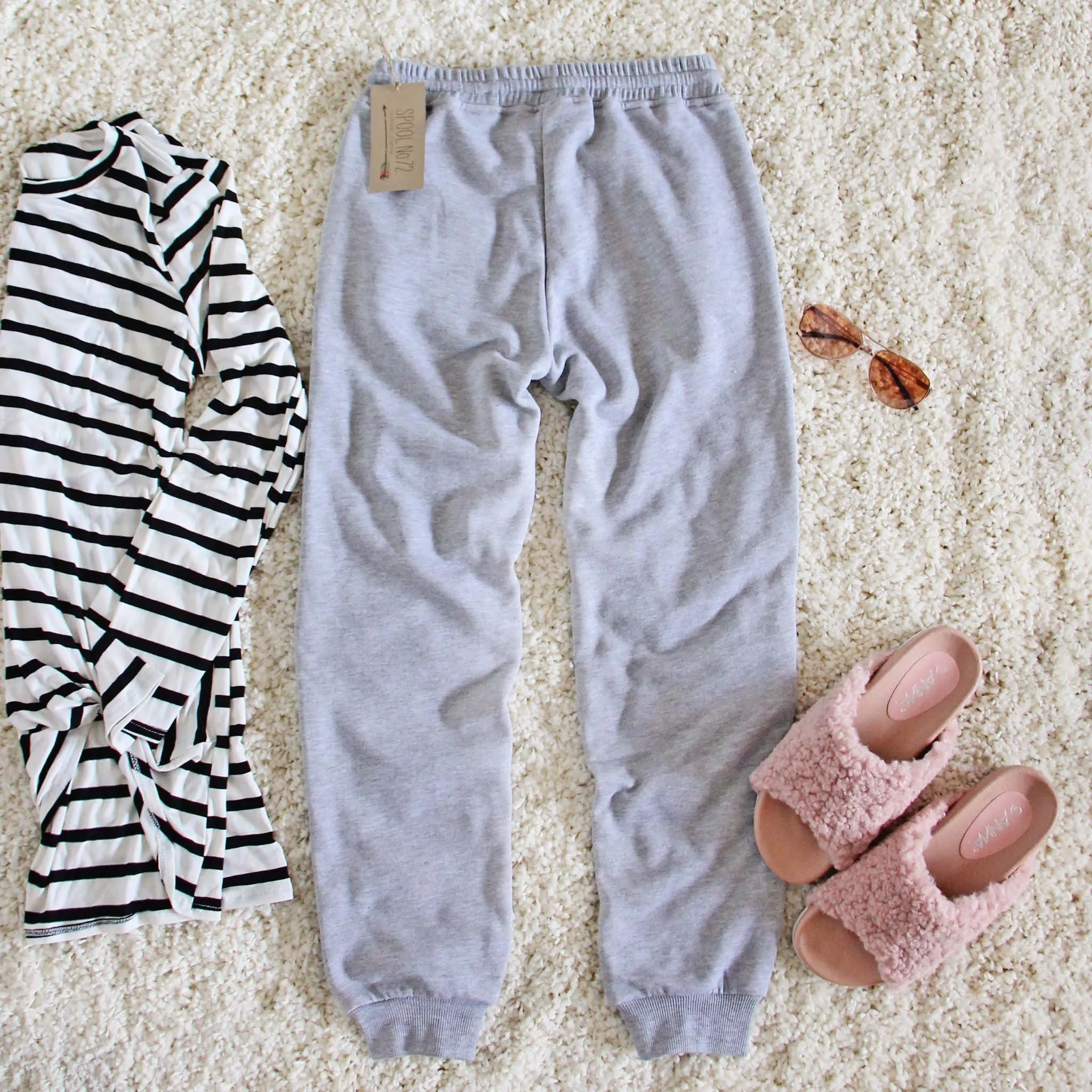 Cozy Distressed Joggers