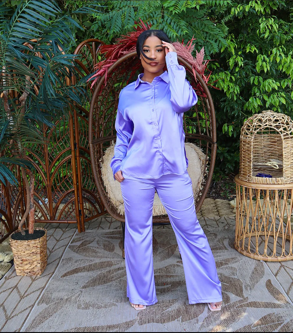 Crazy Sexy Cool Pant Set LAVENDER