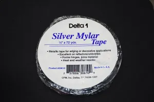 DELTA 1 SILVER MYLAR TAPE