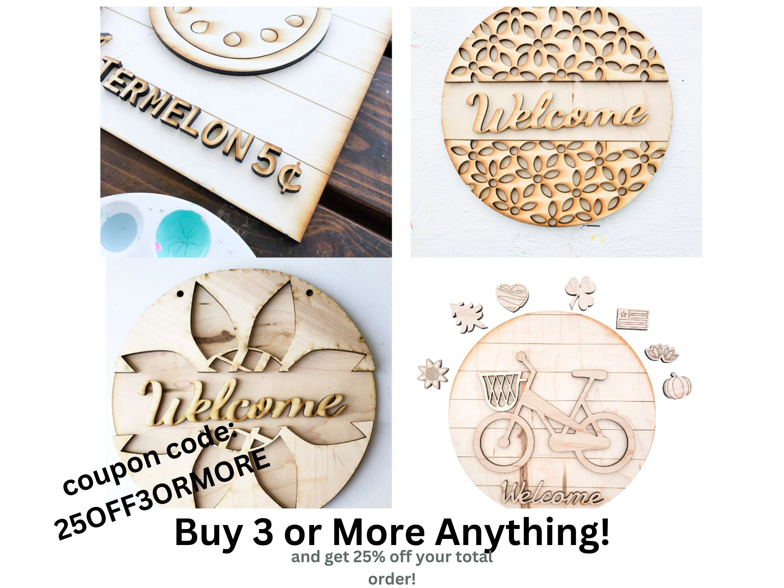 Dinosaur Personalized Small Wooden Puzzles Custom Game, Bulk Birthday Party Favor and Make and Take for Kids