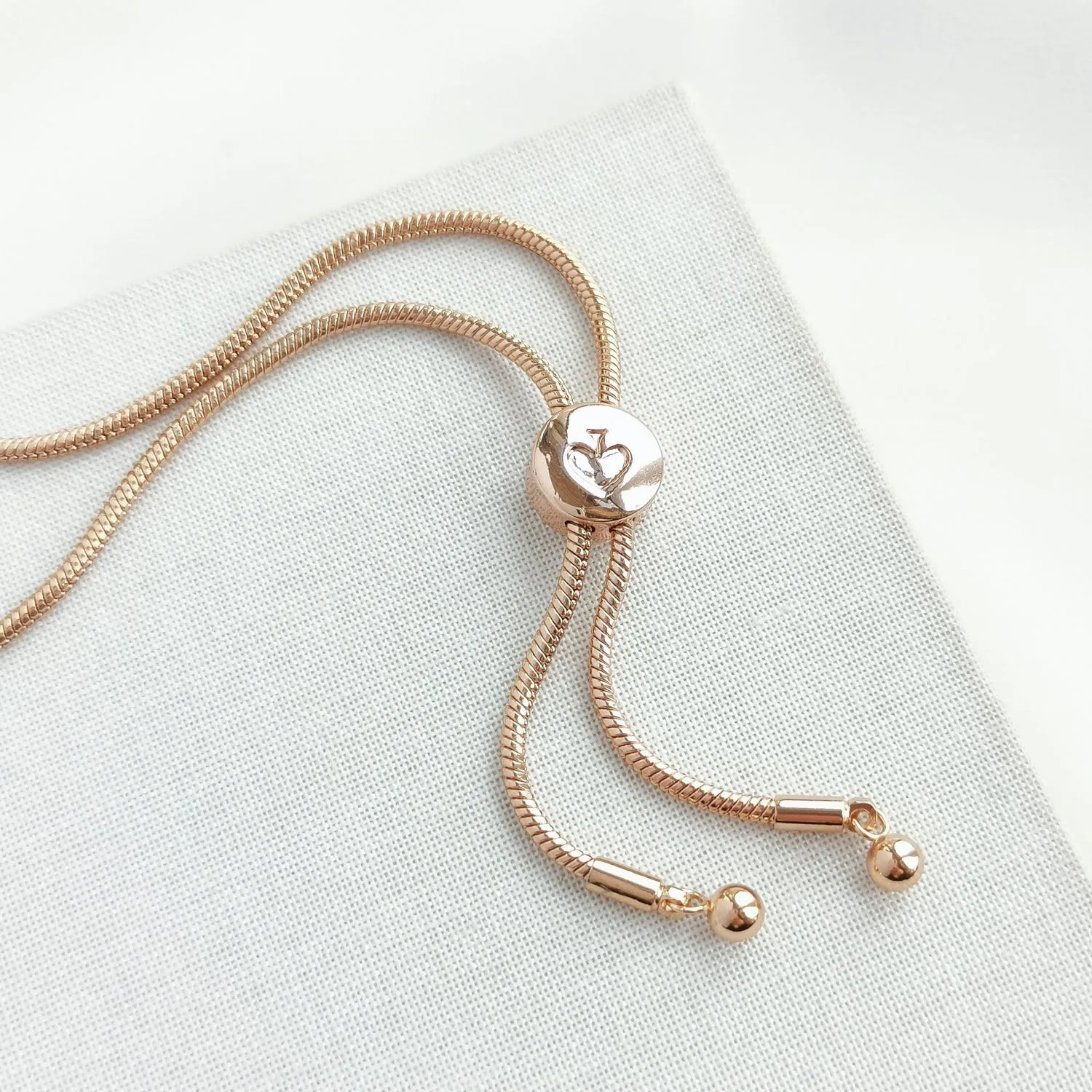 Disco Pansy Slider Bracelet