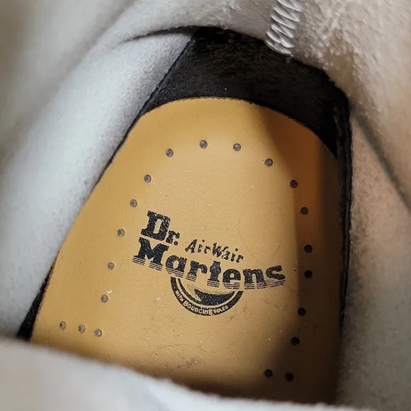Dr. Martens 1461 boots in white leather