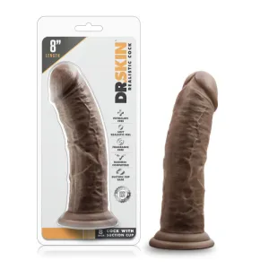 Dr. Skin - 8 Inch With Suction Cup -  Chocolate