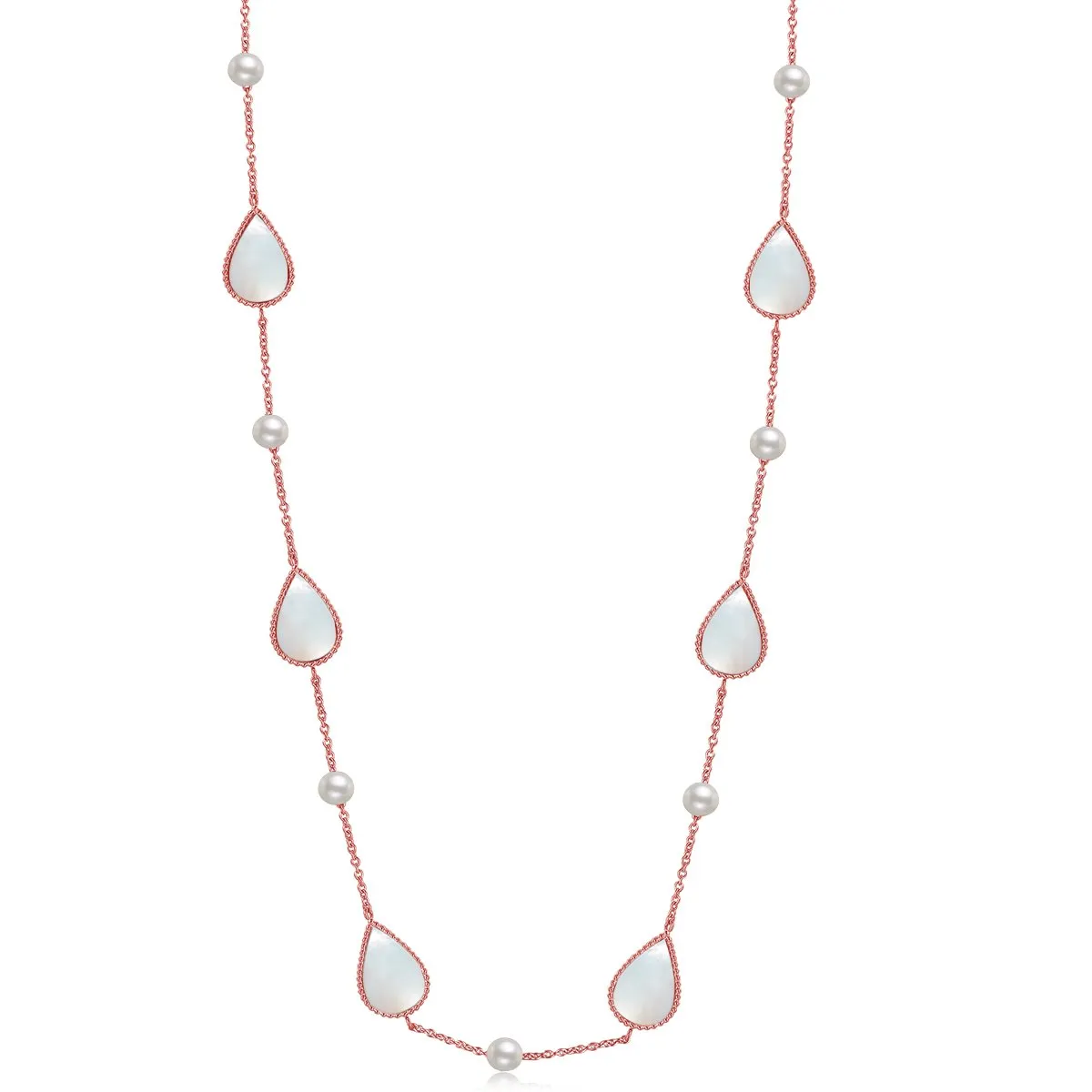 Drop / Set Pearl Rose Gold