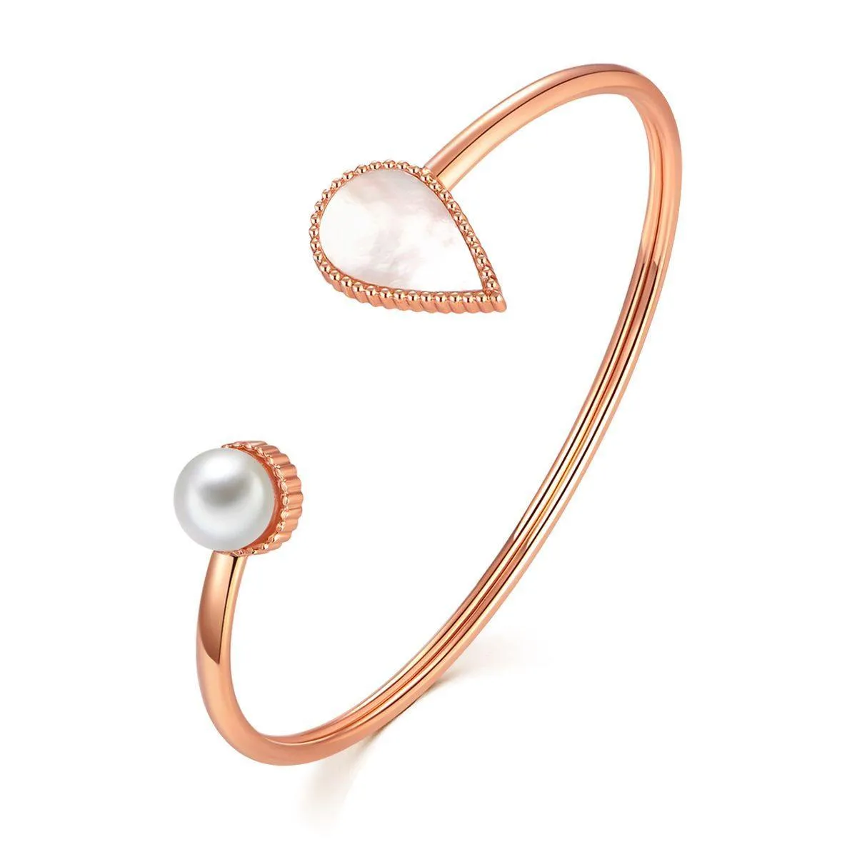 Drop / Set Pearl Rose Gold