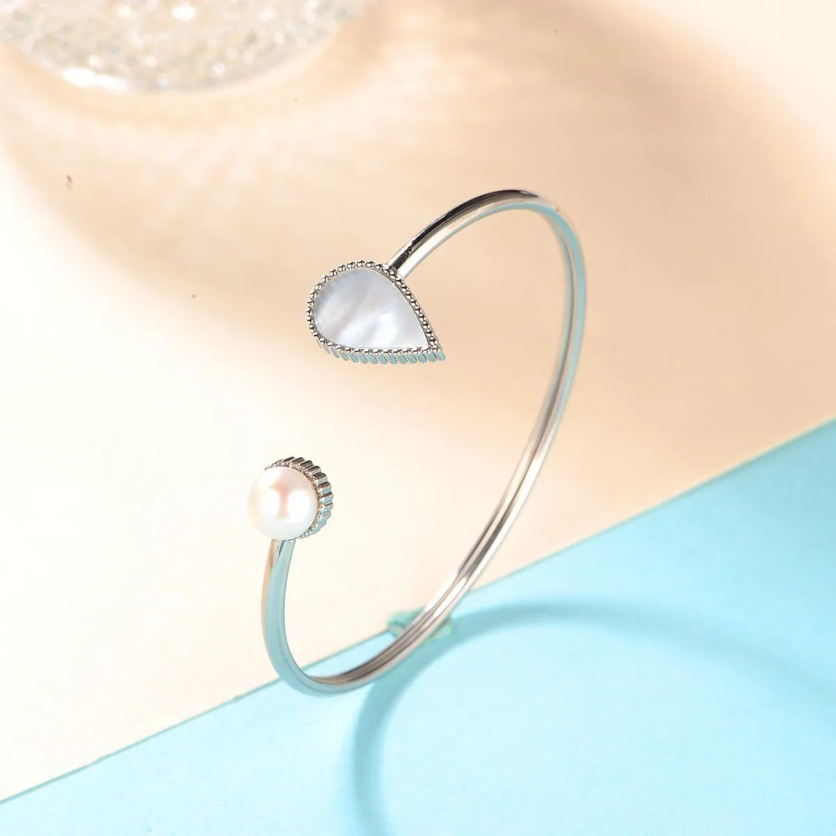 Drop / Set Pearl Silver