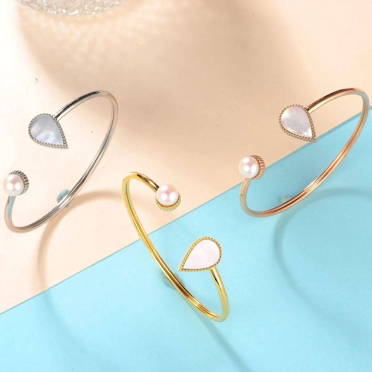 Drop / Set Pearl Silver