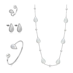 Drop / Set Pearl Silver