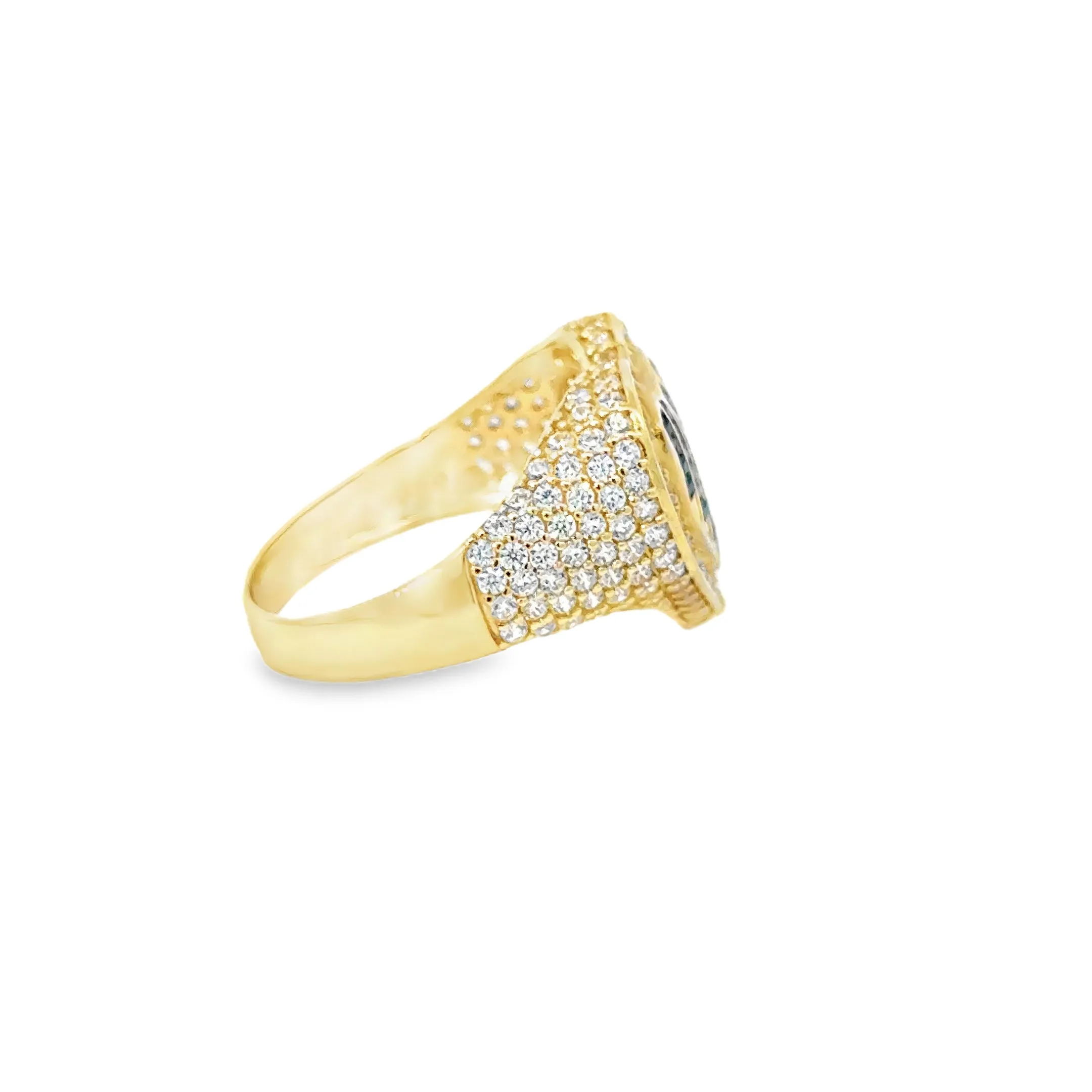 Elegant Heart-Shaped gemstone Ring 10k