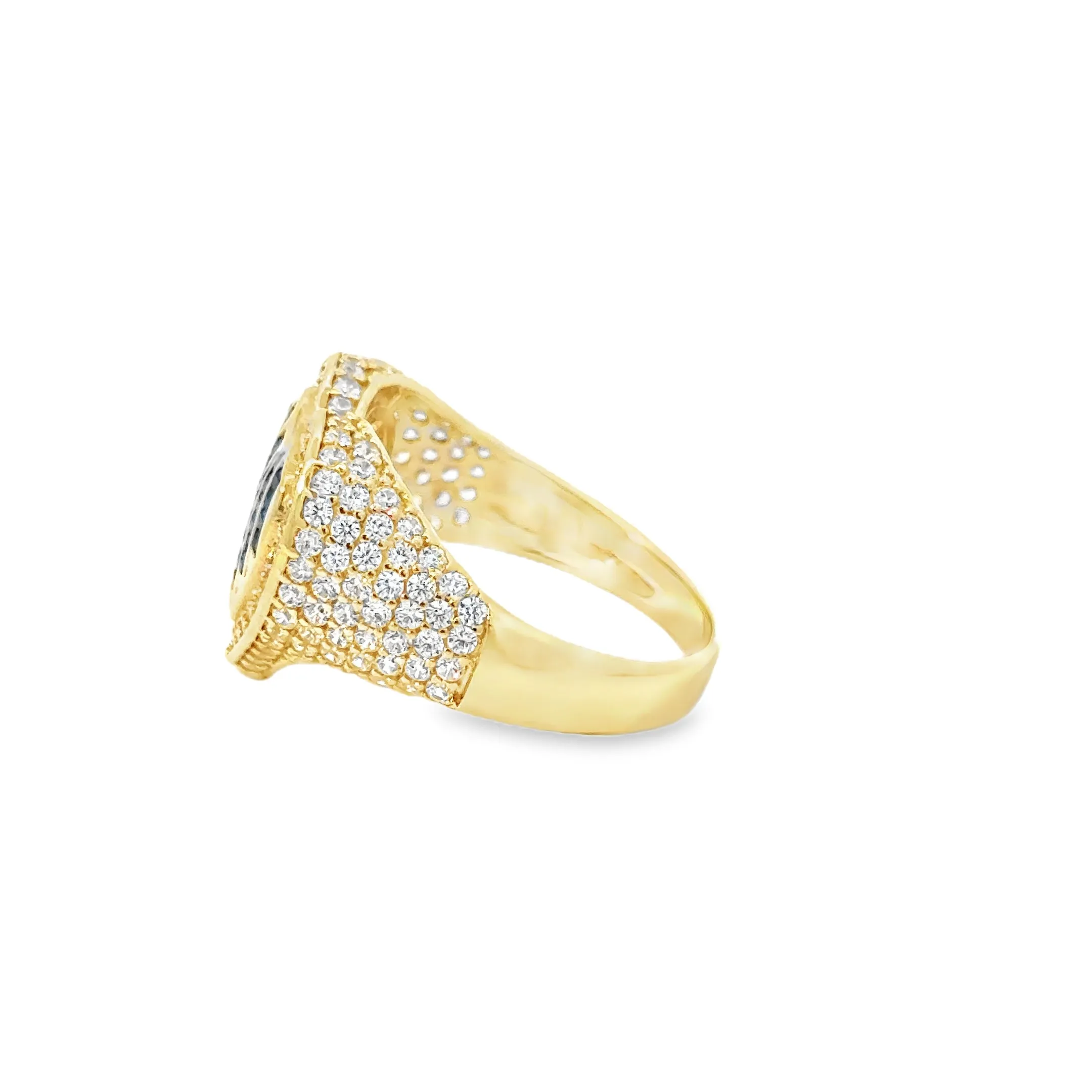 Elegant Heart-Shaped gemstone Ring 10k